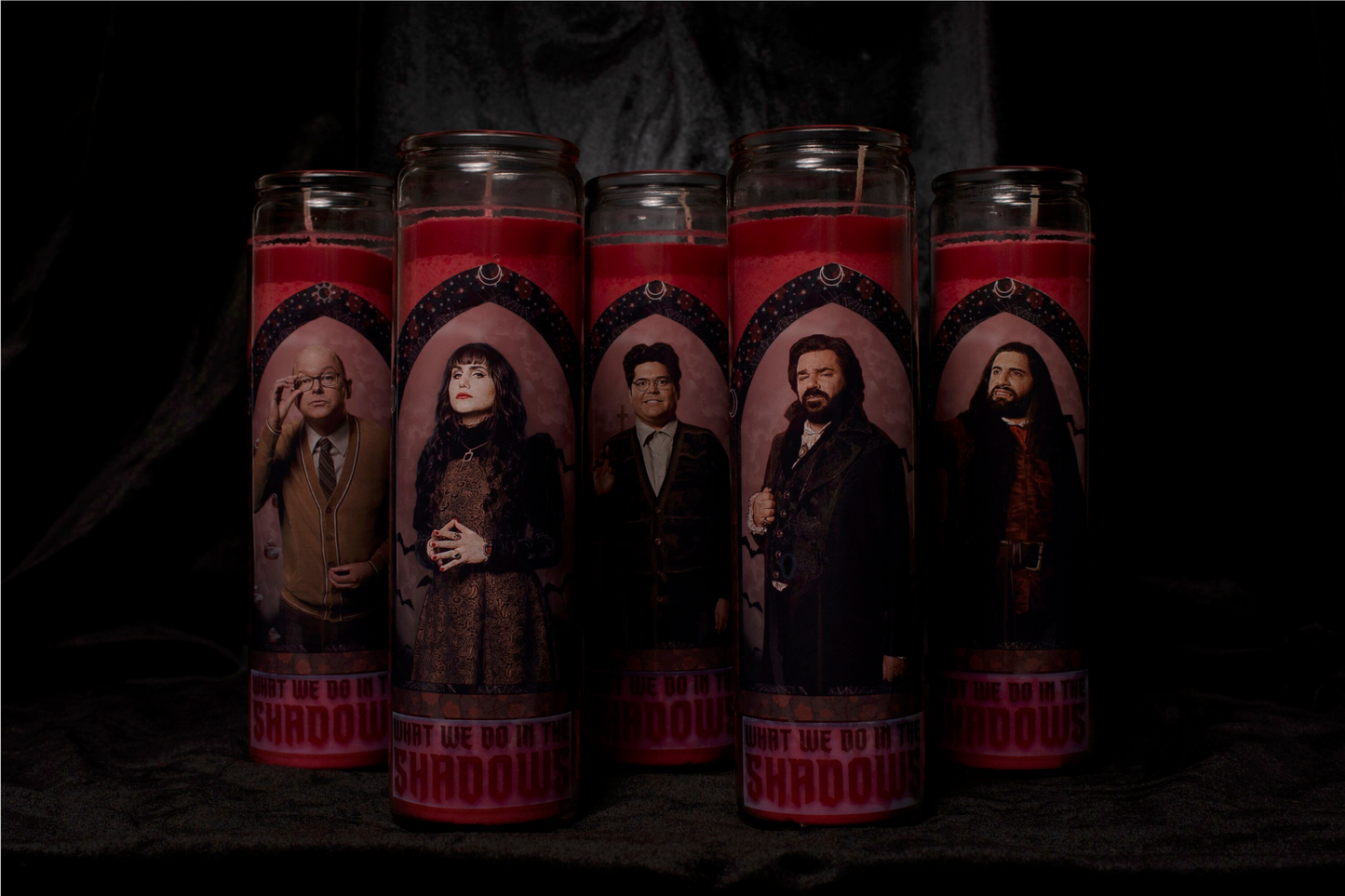 What We Do in the Shadows Prayer Candles - RED CANDLES - Individual Candles
