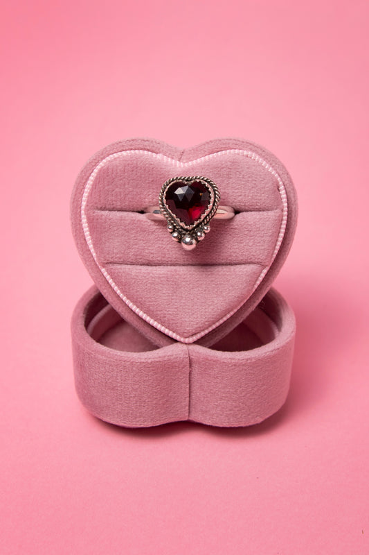 Crimson Heart Ring