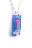 'Ocean Serenity 2' - Glowing Pink Jellyfish & Coral