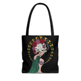 Smoke Skull Tote Bag