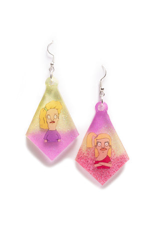 Tammy & Jocelyn Earrings (#3) - Glow in the Dark - Bob's Burgers (Size M)