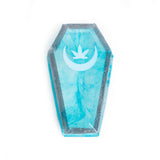 Blue Coffin Shaped Glowing Stash/Jewelry Box
