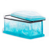 Blue Coffin Shaped Glowing Stash/Jewelry Box